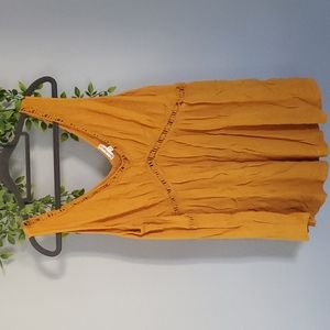 Mustard Yellow BoHo top